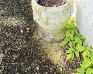 Concrete pots
