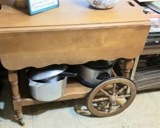 Vintage tea cart