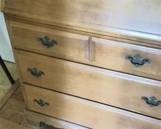 Vintage slat desk