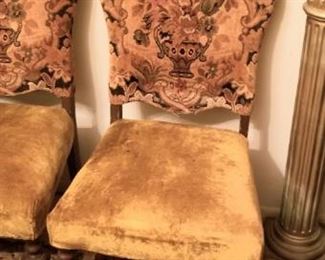Fabulous carved dining room chairs