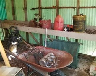 Yard items, pots and more