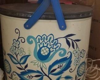Vintage , large metal container