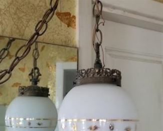 Vintage bathroom lamps