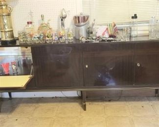 Groovy extra long credenza with bar section