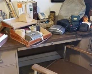 Army style medal desk and chair