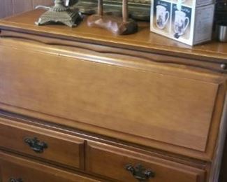 Vintage desk with lots of storage