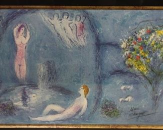 CHAGALL Marc Signed Print