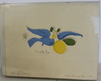 Sister Hannah Calhoon Signed Print With Dove