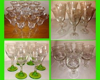 Lots of Gorgeous Stemware Available