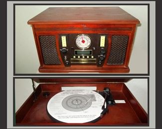 Radio, CD Player and Turn Table