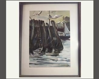 Very Nice Framed Watercolor
