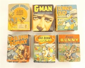 Lot of 6 Vintage 1930's and 40's Walt Disney etc. Big Little Books
