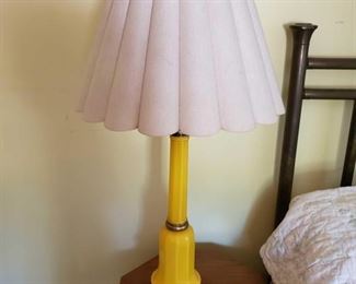 804:
Two Vintage Lamps
Base is handmade in France!! Measure 40" tall