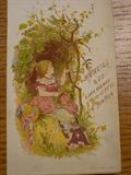 Advertising card.Honeill co. in New York Silk Suits. H. O" Neil and CO.