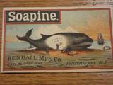 Advertising card. SOAPINE Kendall M,F,G CO.