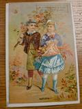 Advertising card.R.D. Hubbard & CO. Superlative flour.