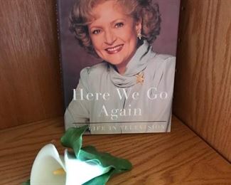 book autographed betty white