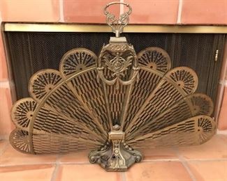 1920s Fireplace Screen