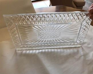 Lead Crystal Tray