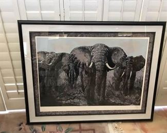 Mark King Elephant Print