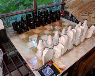 stone chess set