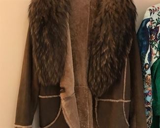 fur lined shearling