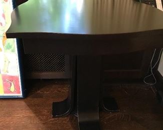 Ebonized side table