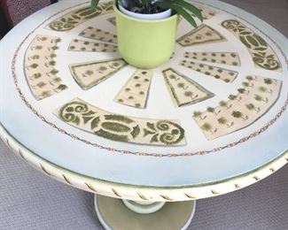 Painted center table