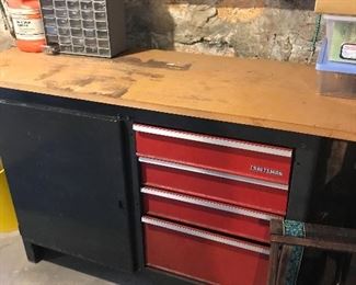 Craftsman cabinet and tools