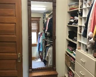 Antique Eastlake standing mirror