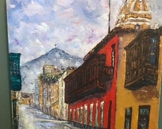 Oil painting on canvas