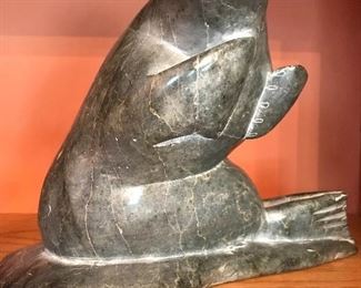 Vintage Inuit seated seal