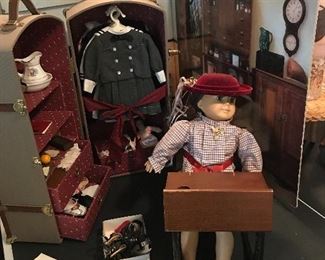 American girl doll Samantha with clothes and accessories