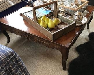 French Provincial coffee table