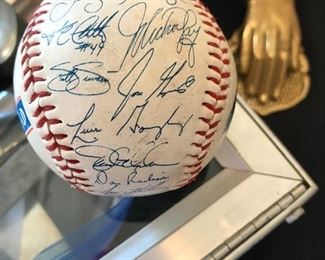 Signed facsimile cubs ball from 1990's