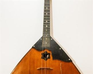 Vintage Balalaika Russian Triangle Wooden 3 String Mandolin Instrument:  $120.00
