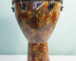 24"h x 24" dia. Djembe Drum w/Stand.  Made By:  REMO USA.  Remo Signature Series Loon Mobley:  $280.00