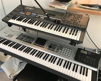 Roland PG-800 Controller, The Fantom-X music workstation/synthesizer, and more