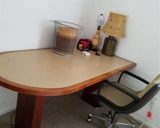 Mid Century style desk and office chair