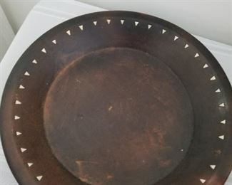 Large hand made  wood platter