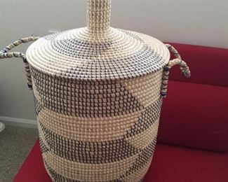 Large handwoven basket
