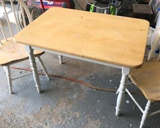 Child Table and Two Chairs