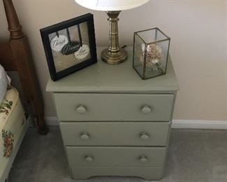 Small side table with drawers