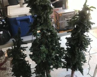 Great condition Stick trees — large, medium and small 