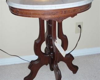 Marble top table $200