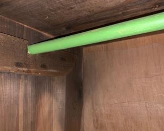 #51		cedar cabinet w 2 doors w rack 26x20x58	 $65.00 
