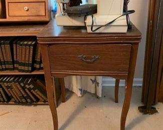 #63		vintage sewing cabinet 	 $30.00                                
#64		kennmore sewing machine 	 $25.00 
