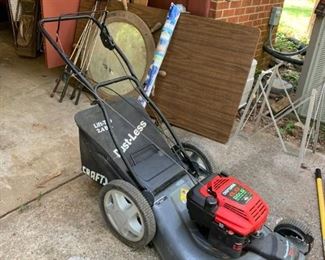#74		craftman lawn mower 6.0 gold easy start 22 inch cut	 $150.00 

