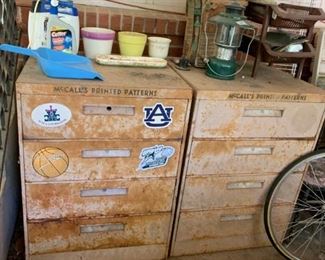 #77		(2) pattern cabinets w 4 drawers 27x26x37 $100 ea
