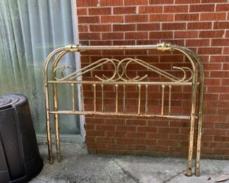 #89		(2) brass head board as is  15 ea
